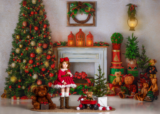 Holiday Happy Mantle