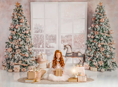 Blushing Carousel Christmas