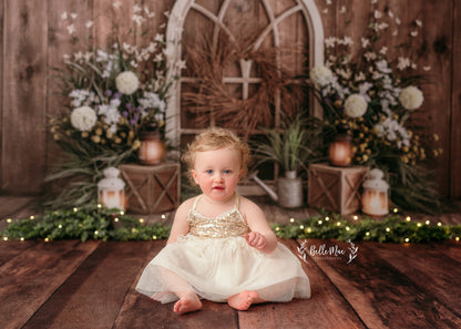 Rustic Floral Archway