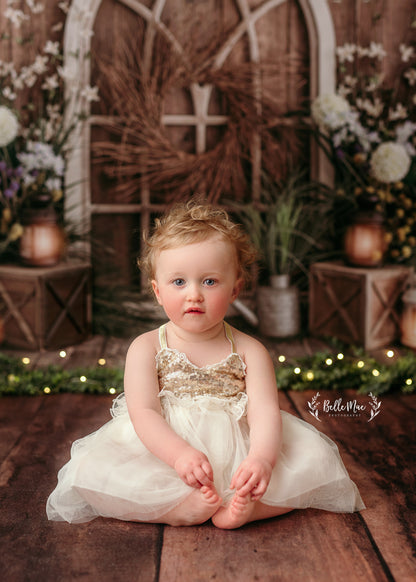 Rustic Floral Archway