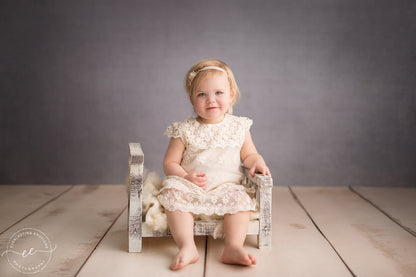 Amanda Cream Barn Wood Planks Mat Floor