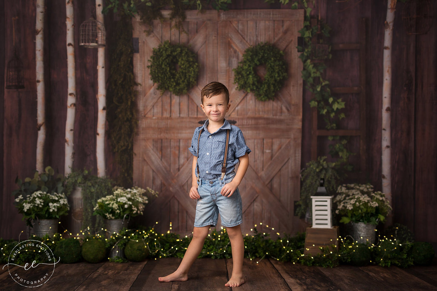 Knox Rustic Wood Planks Mat Floor