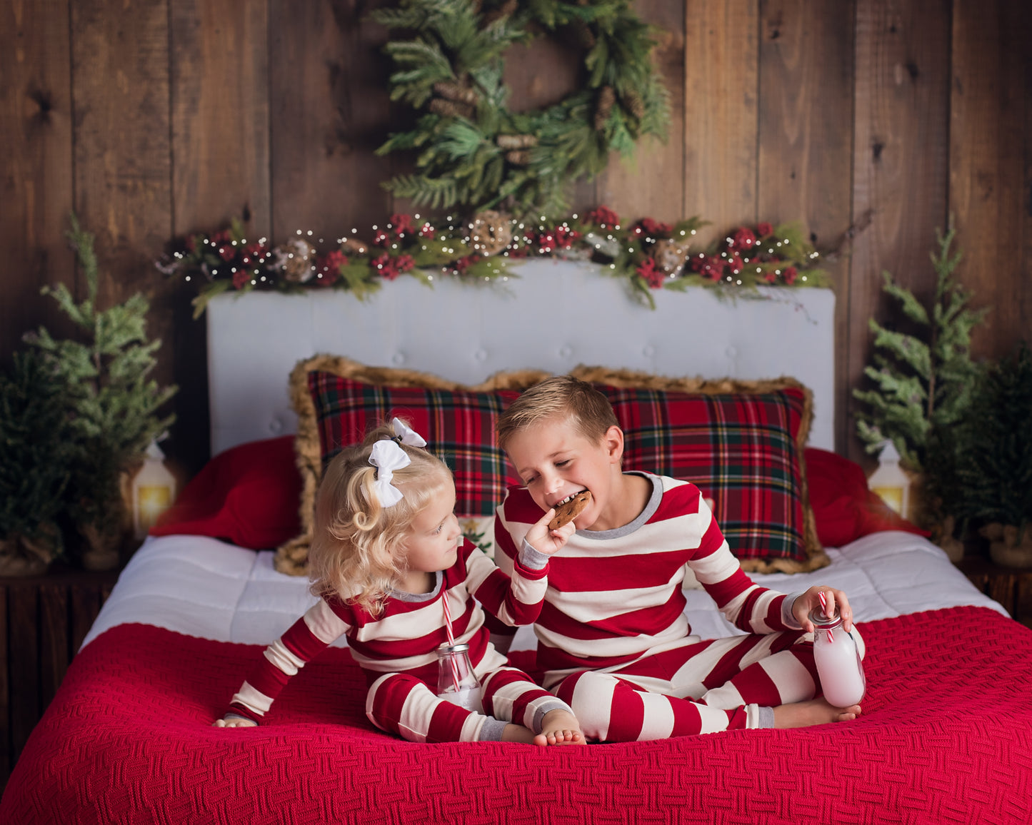 Twinkle Velvet Holiday Headboard