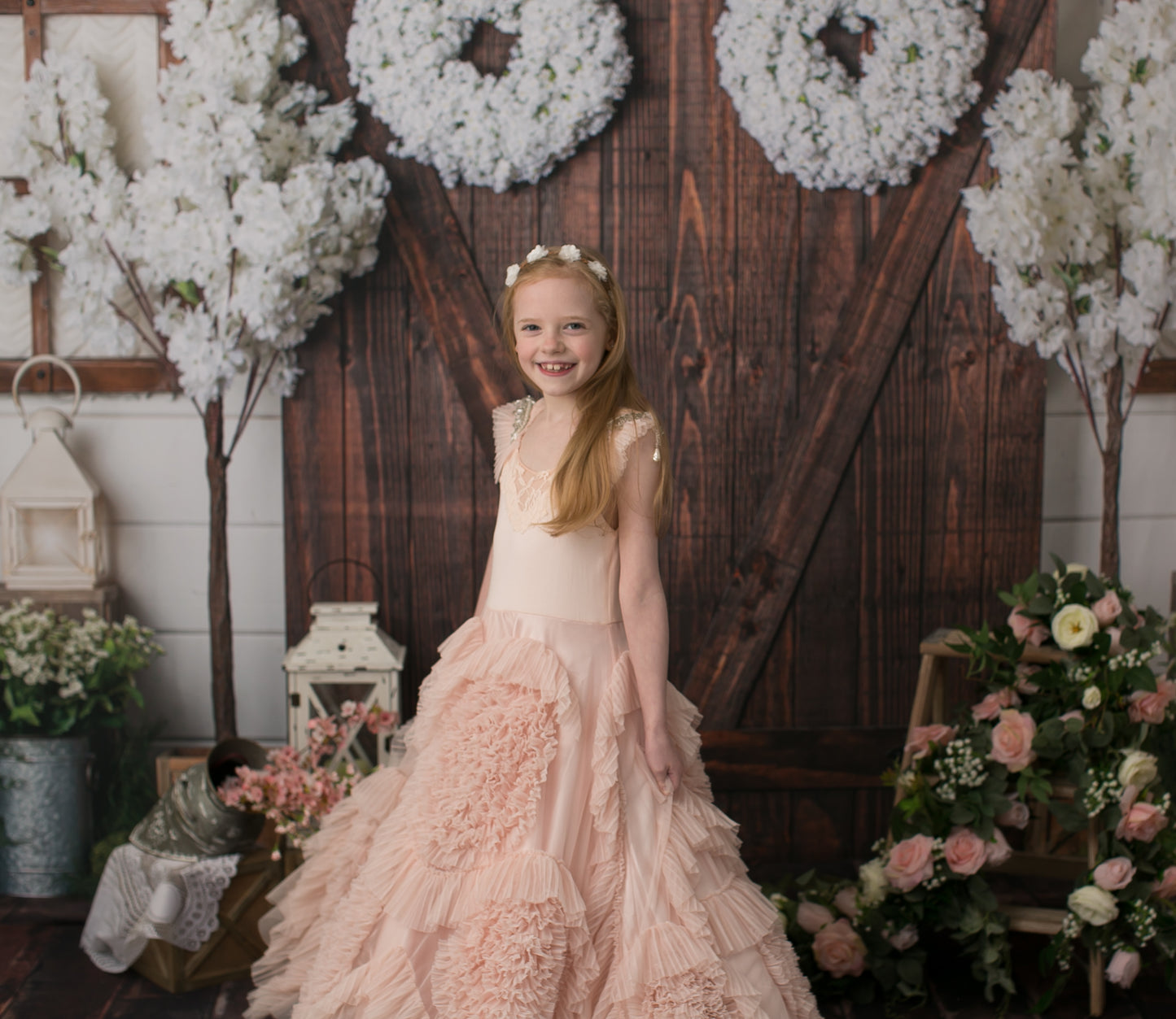 Purely Rustic Spring Porch