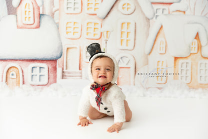 Evening Snowy Village