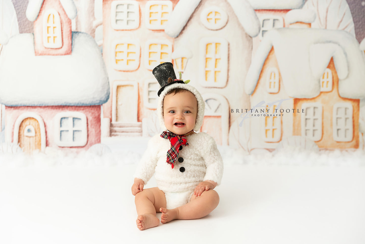 Evening Snowy Village