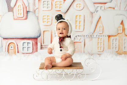 Evening Snowy Village