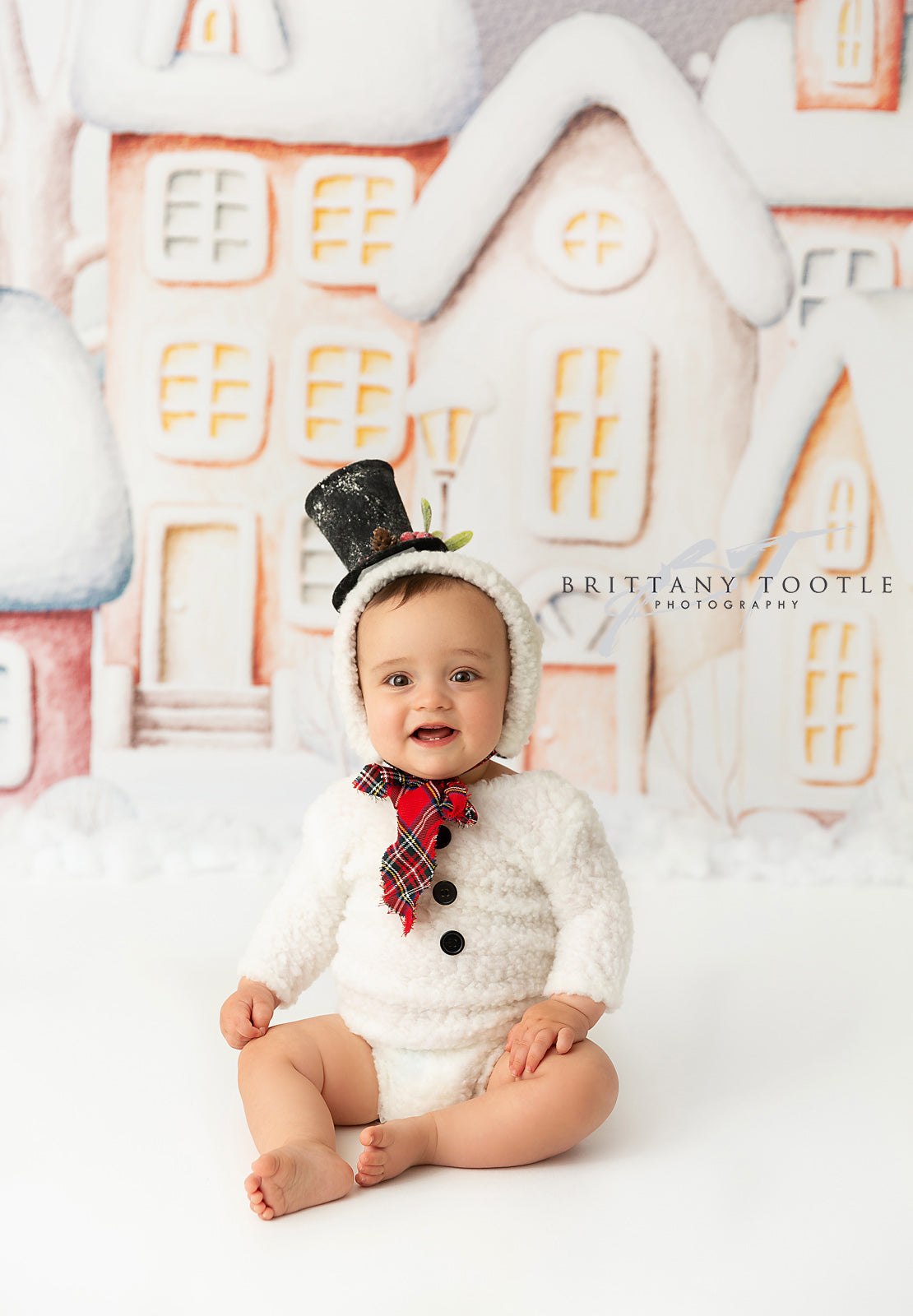 Evening Snowy Village