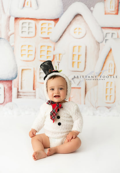 Evening Snowy Village