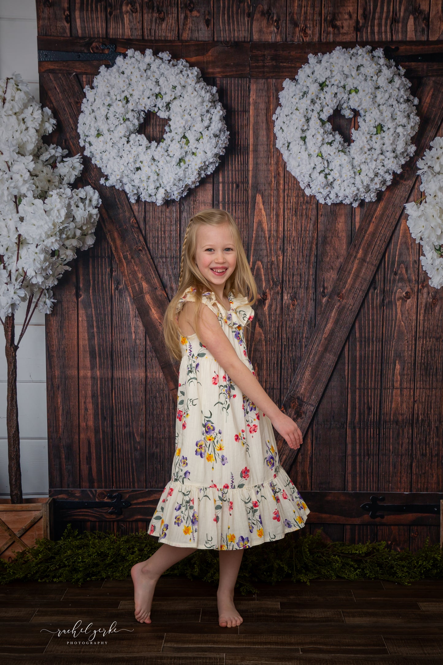 Purely Rustic Spring Porch