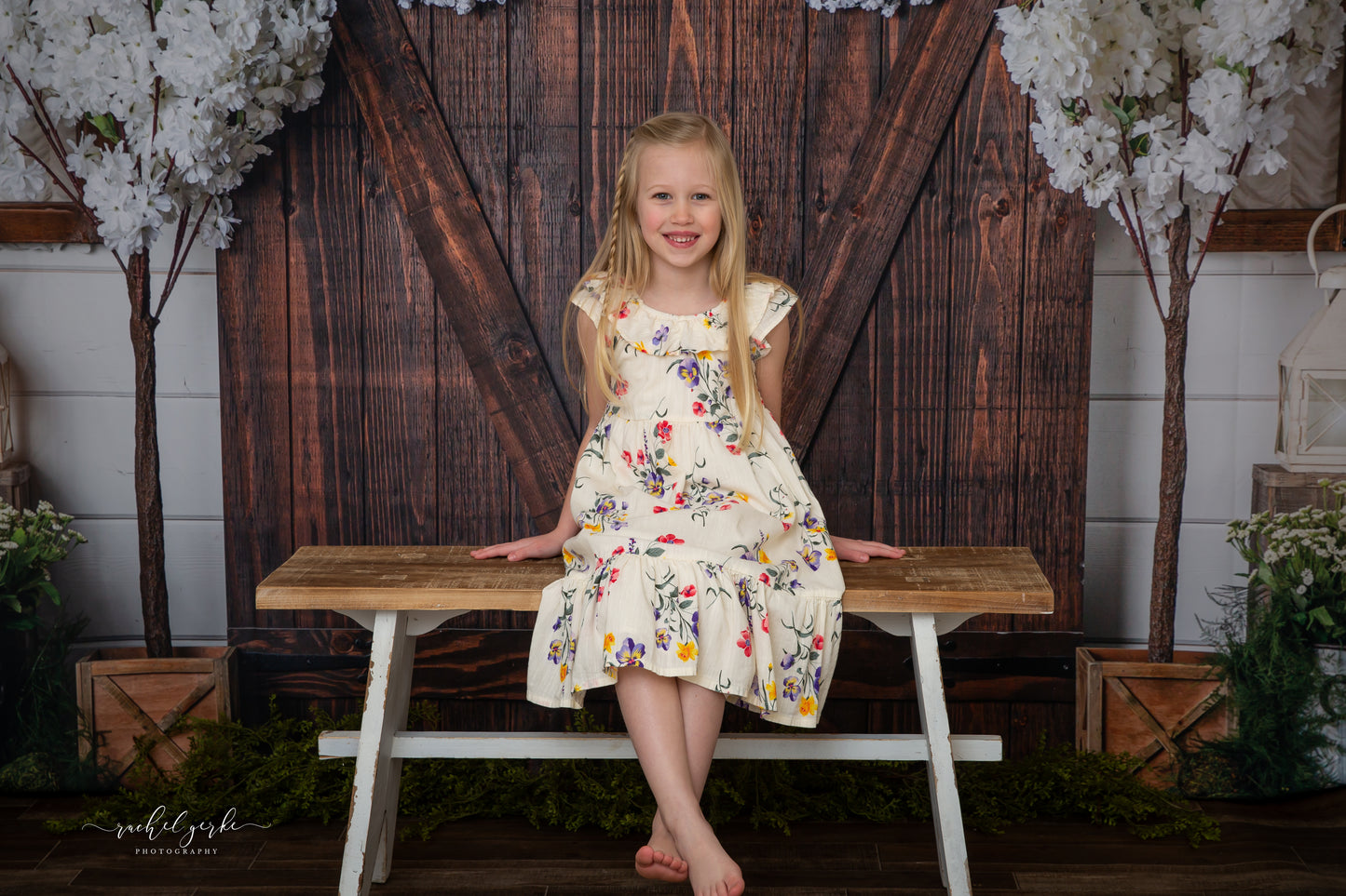 Purely Rustic Spring Porch