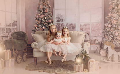 Blushing Carousel Christmas