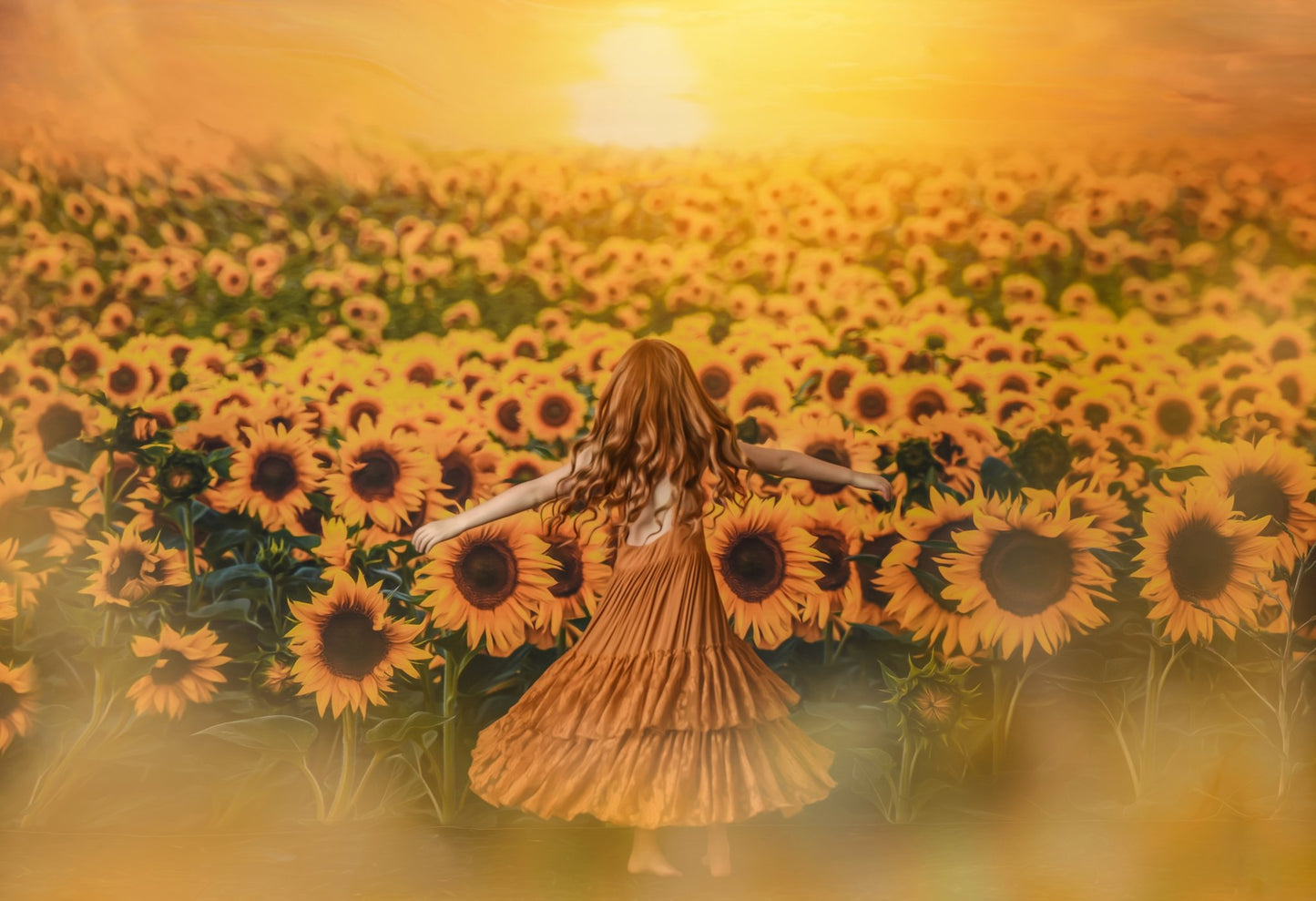 Sunflower Sunset