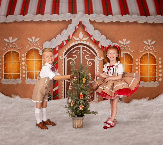 Little Fancy Gingerbread Cottage