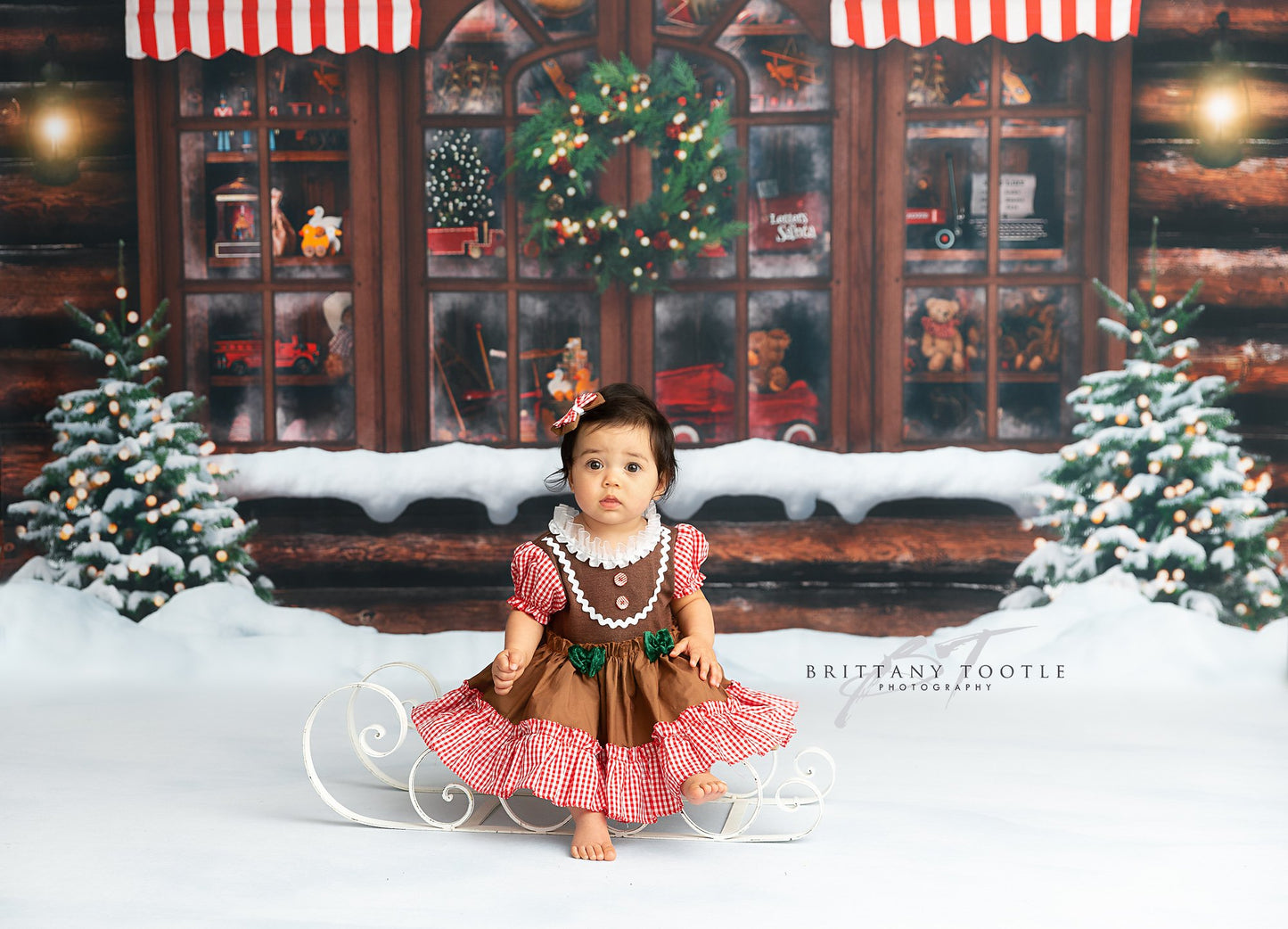 Santa's Workshop Window