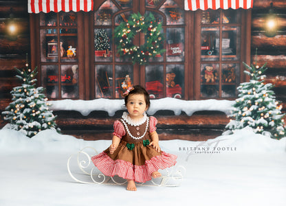 Santa's Workshop Window