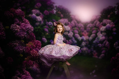 Purple Hydrangea Hollow