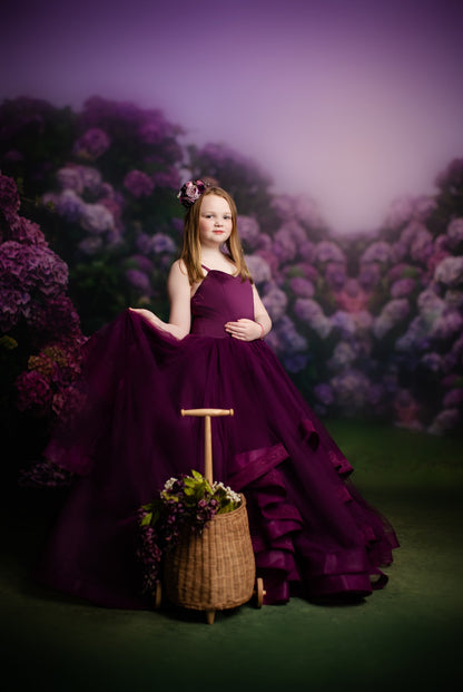 Purple Hydrangea Hollow