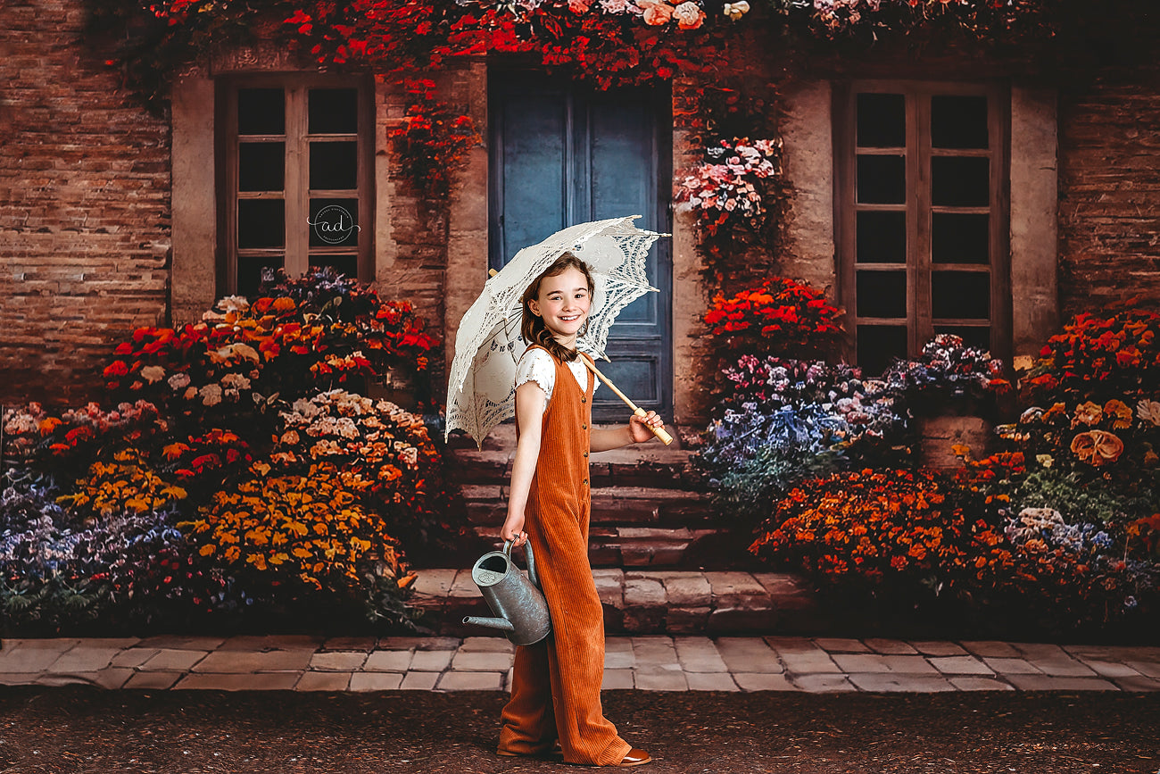 Floral Villa Entrance