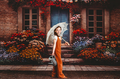 Floral Villa Entrance