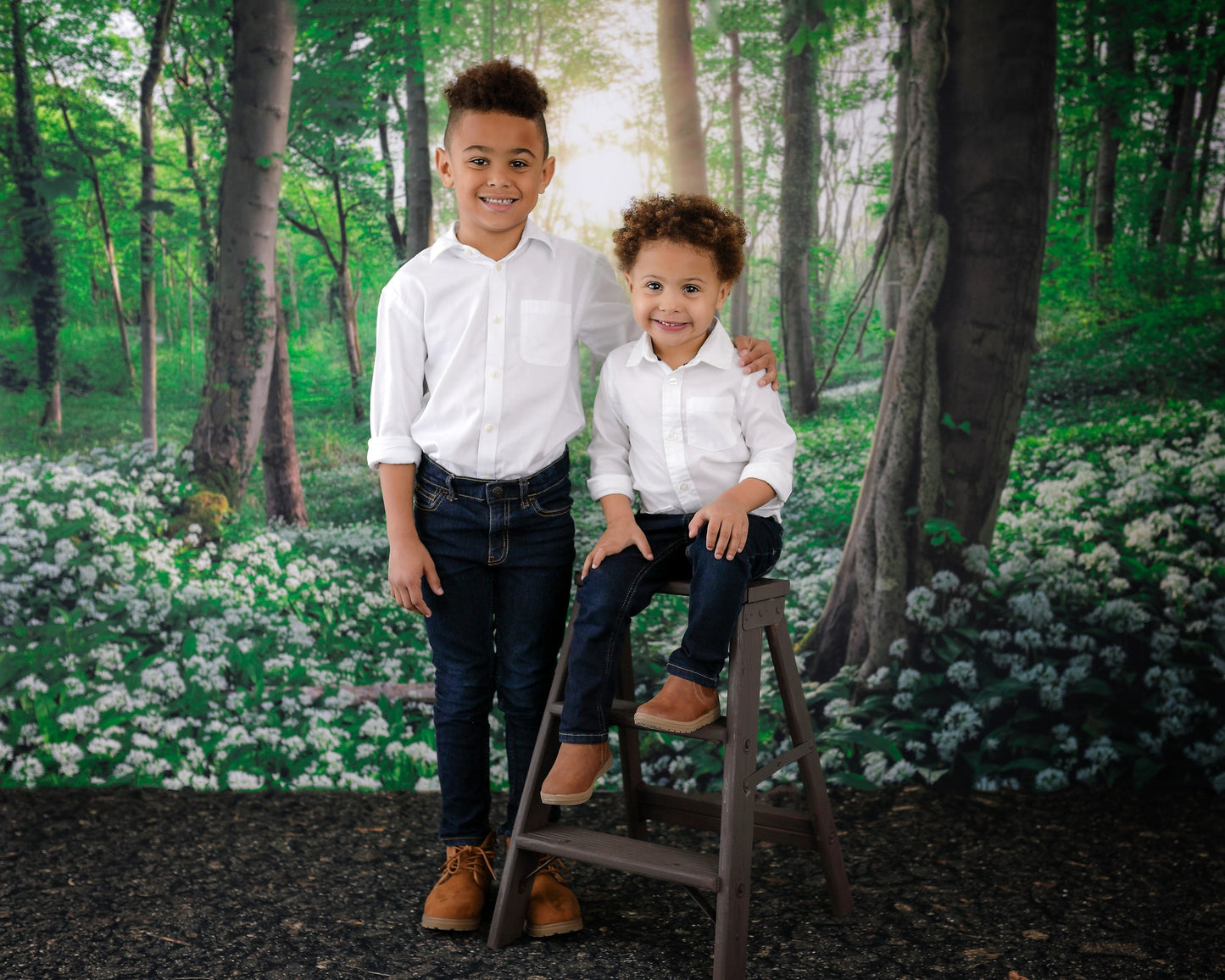 Flowering Forest White Meadow