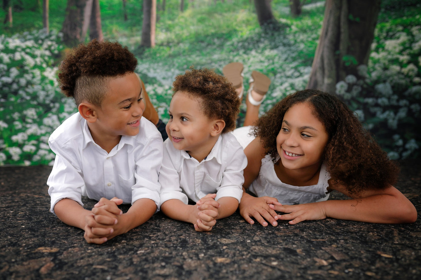 Flowering Forest White Meadow