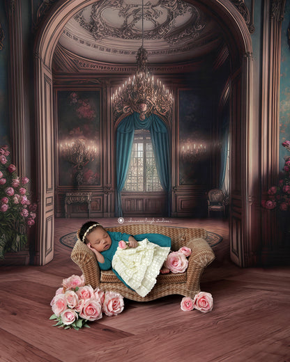 Victorian Blue 60x50" - Plus Sweep Option - Littles Collection