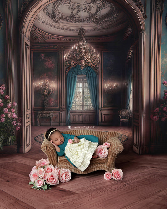 Victorian Blue 60x50" - Plus Sweep Option - Littles Collection