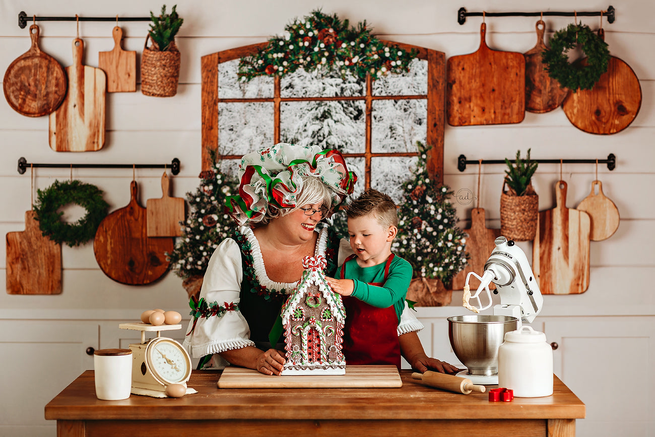 Rustic Snowy Kitchen Room