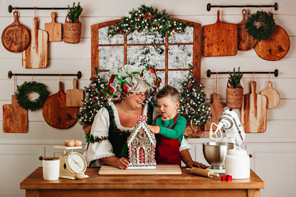 Rustic Snowy Kitchen