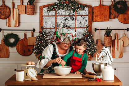 Rustic Snowy Kitchen