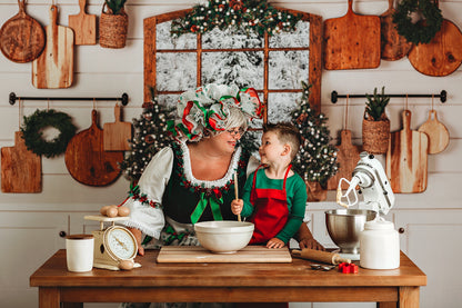 Rustic Snowy Kitchen Room