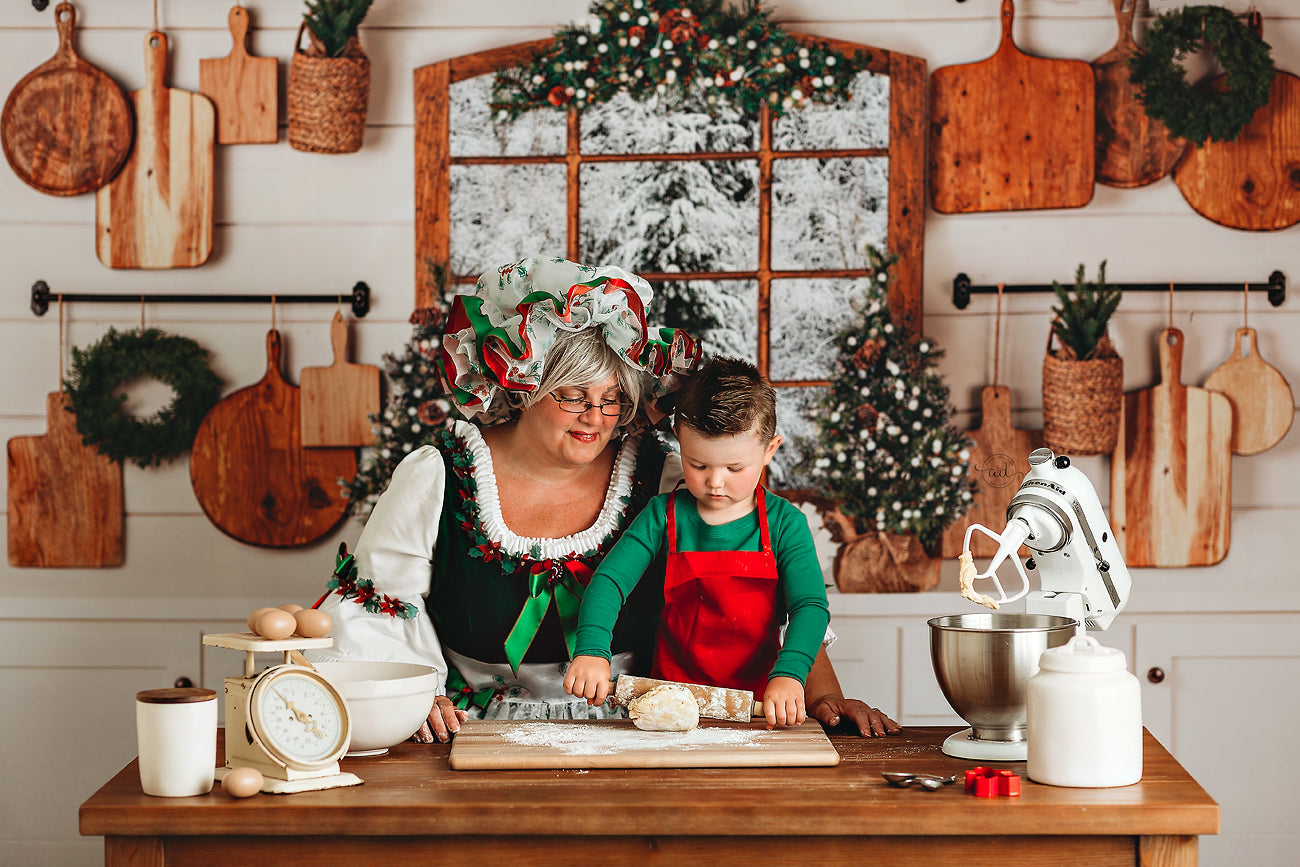 Rustic Snowy Kitchen Room