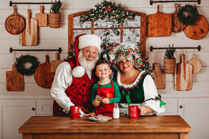 Rustic Snowy Kitchen