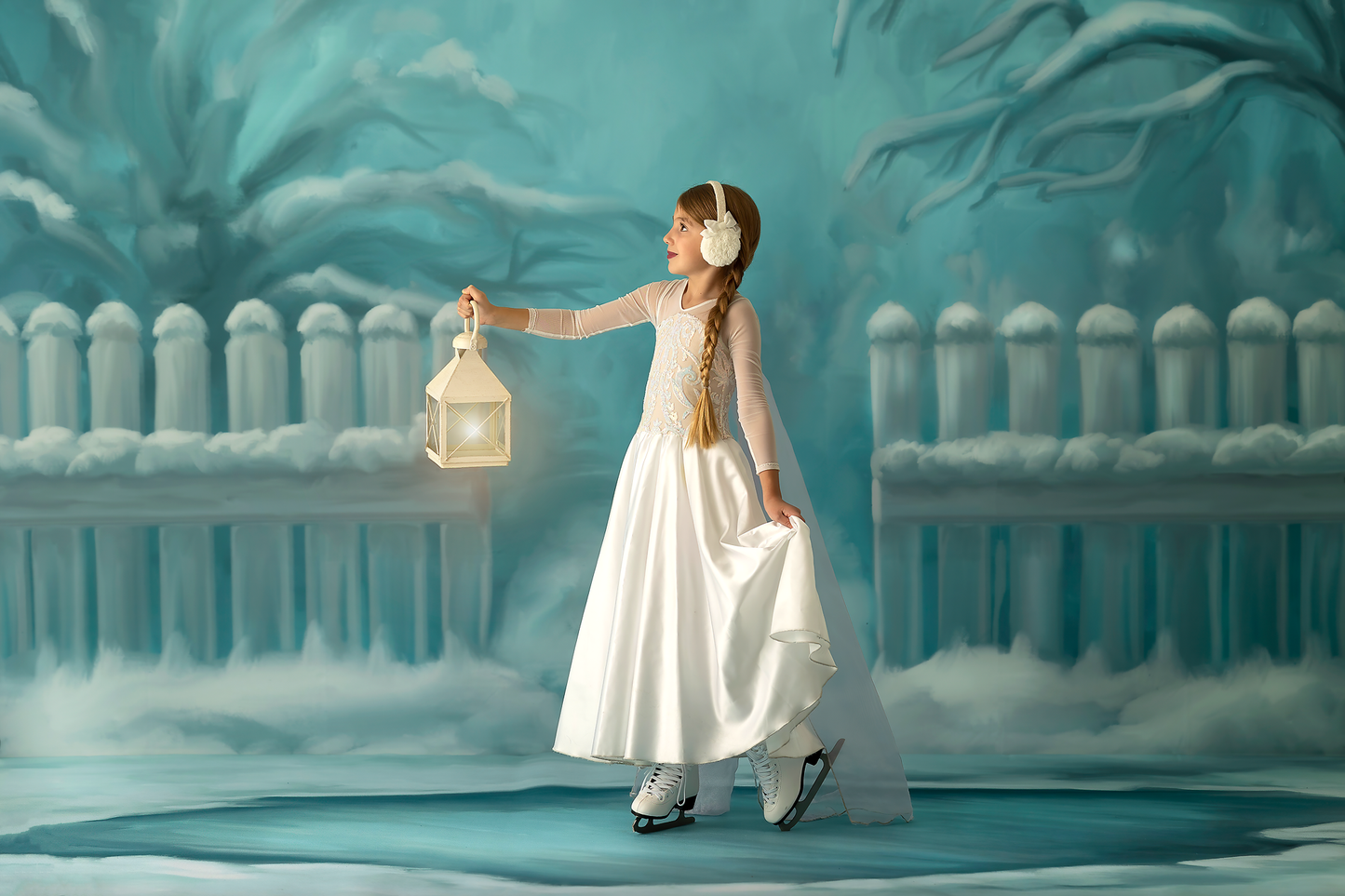 Snowy Pond Mat Floor