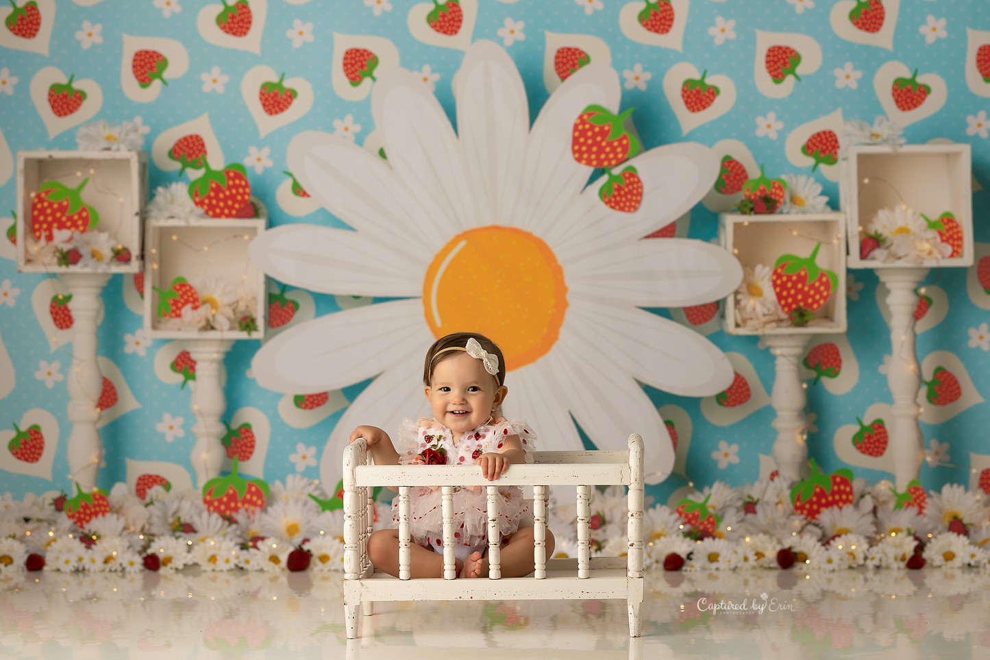 Strawberries & Daisies