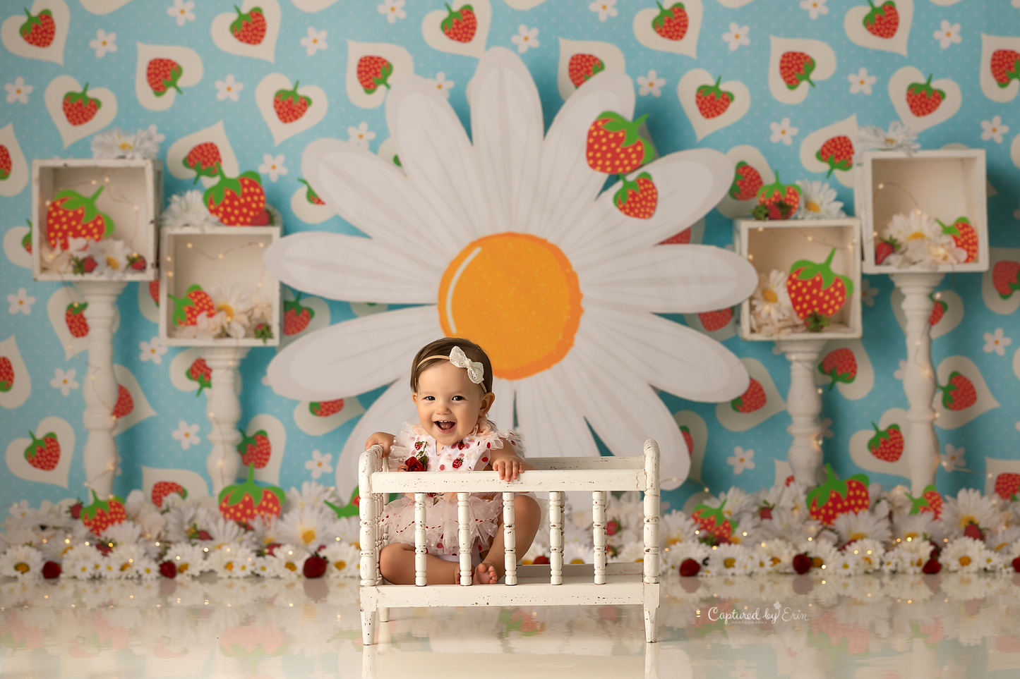 Strawberries & Daisies