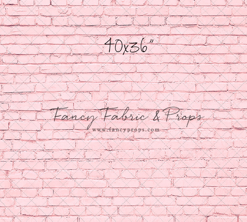 Blush Brick Wall - Petite