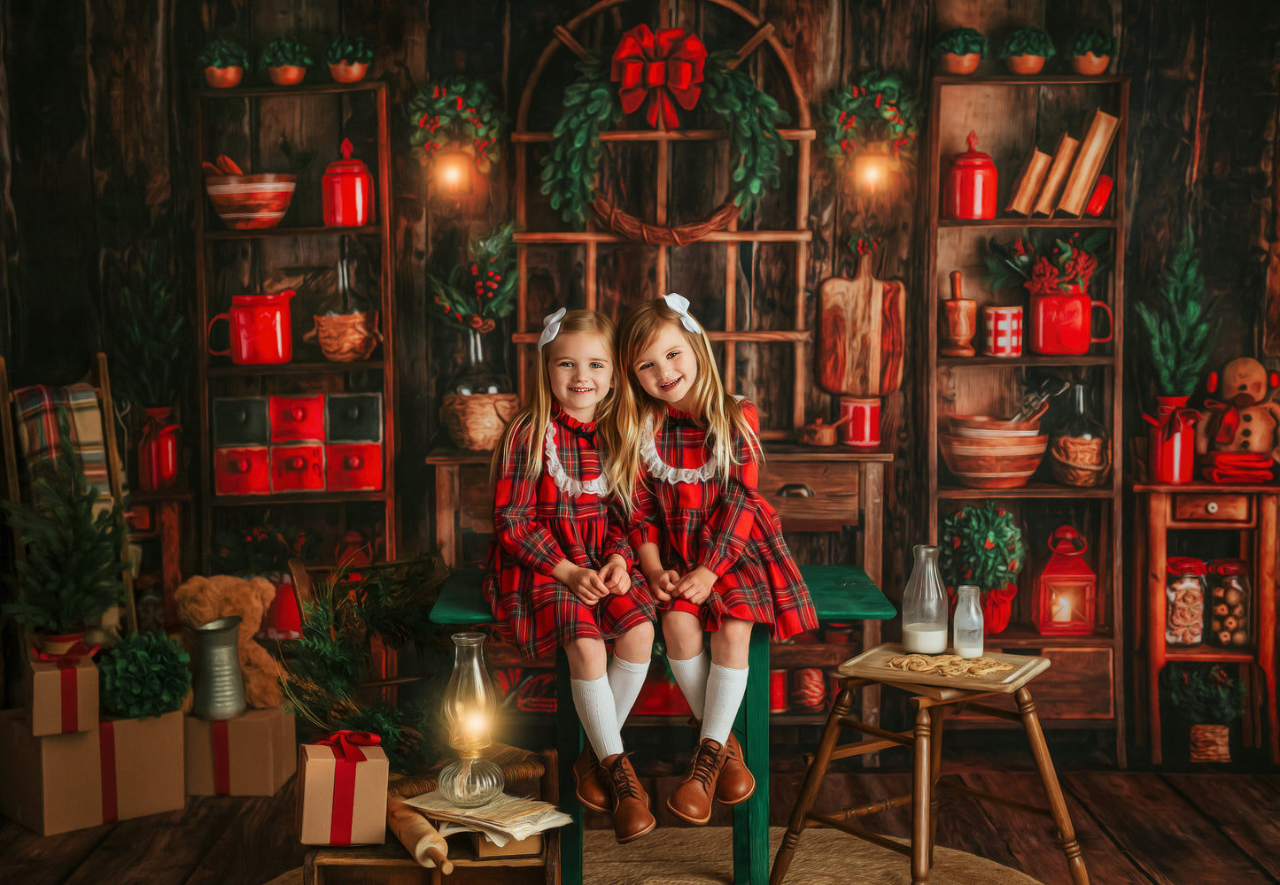 Grandma's Christmas Kitchen Room