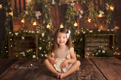 Knox Rustic Wood Planks Mat Floor