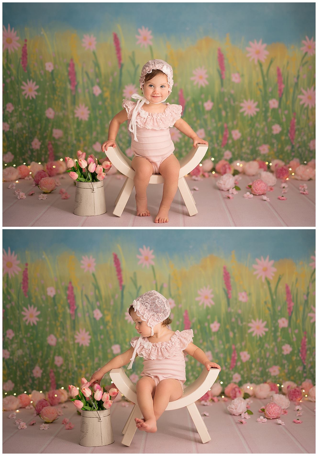 Blush Wood Planks Mat Floor