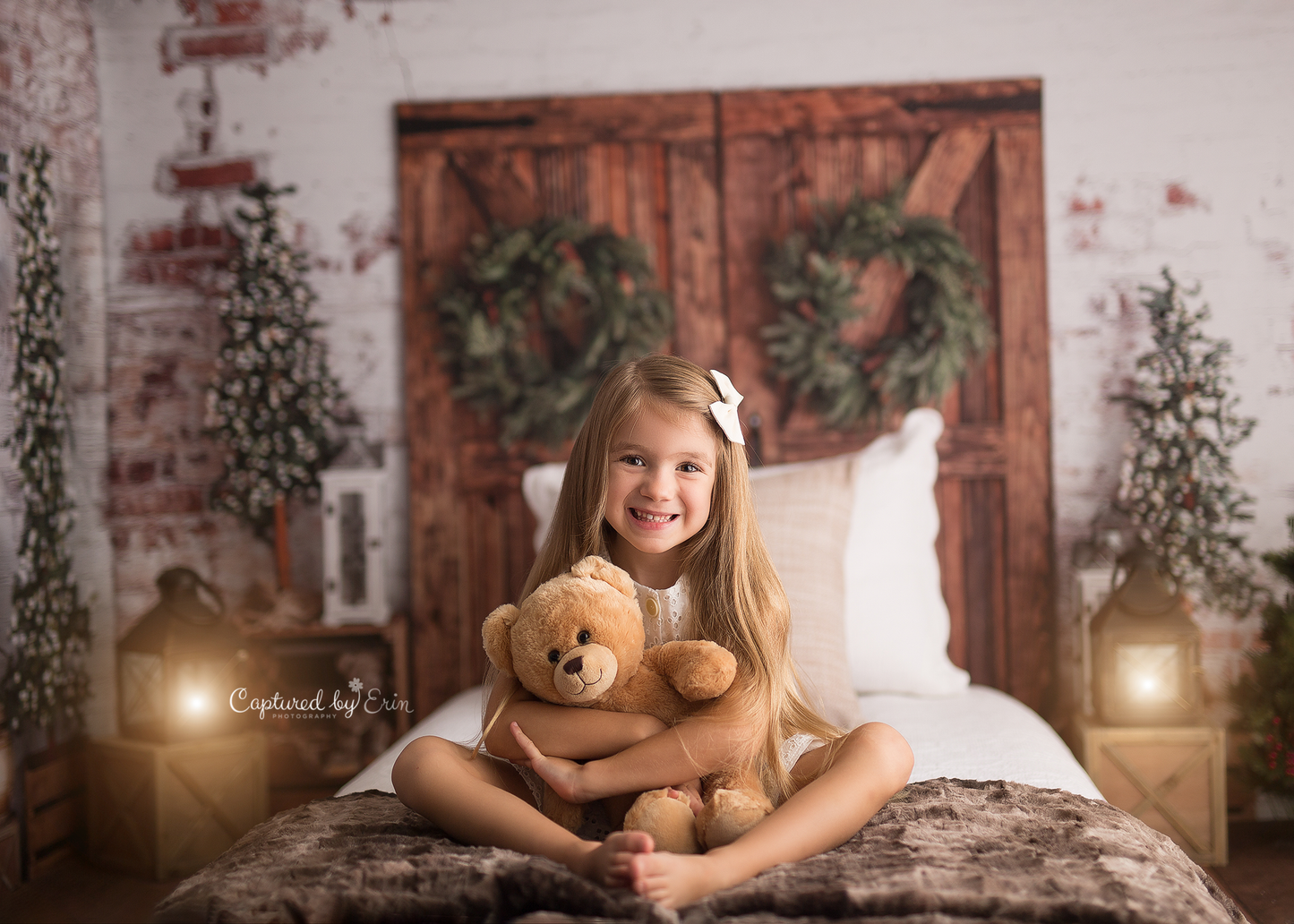 Beary Happy Holiday (Can Be Used As A Headboard)