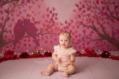 Blush Wood Planks Mat Floor