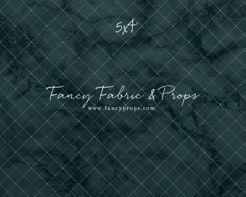 Teal Marble Mat Floor