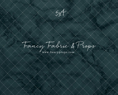 Teal Marble Mat Floor