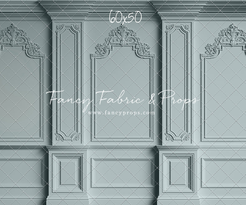 Classic Blue Victorian Wall - With Sweep Option