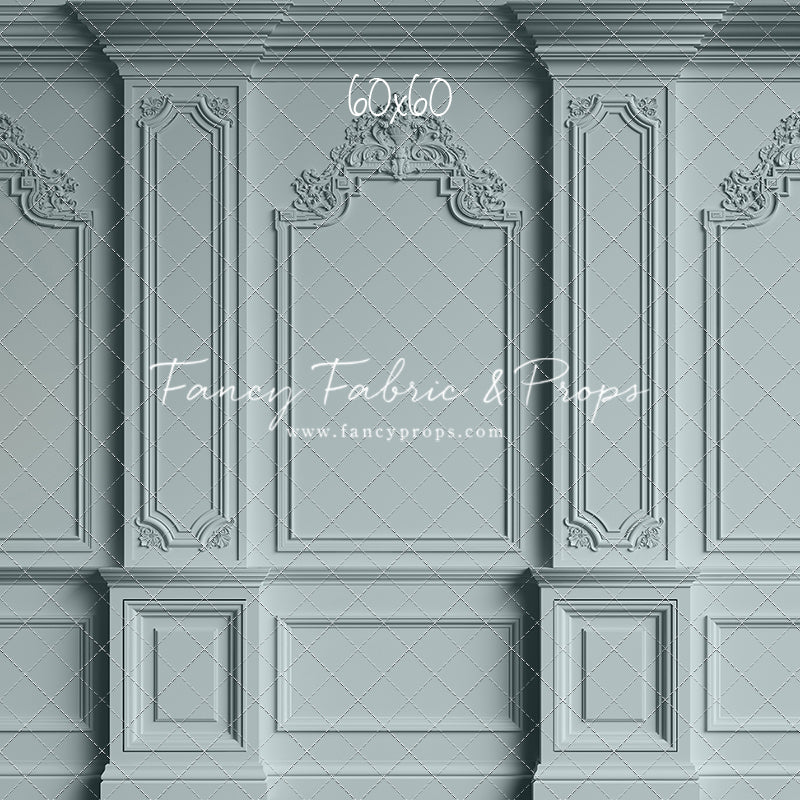 Classic Blue Victorian Wall - With Sweep Option