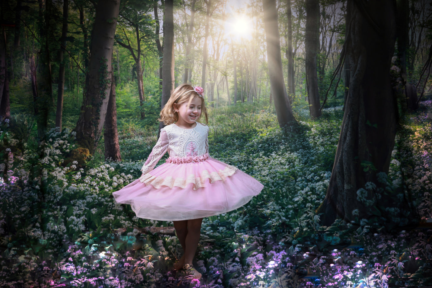 Flowering Forest White Meadow