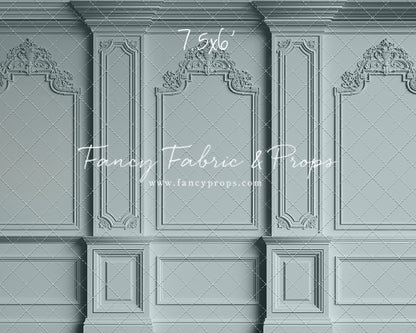 Classic Blue Victorian Wall - With Sweep Option