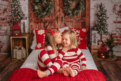 Beary Happy Holiday (Can Be Used As A Headboard)